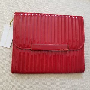 Ted Baker Red Patent Leather Multi function Clutch